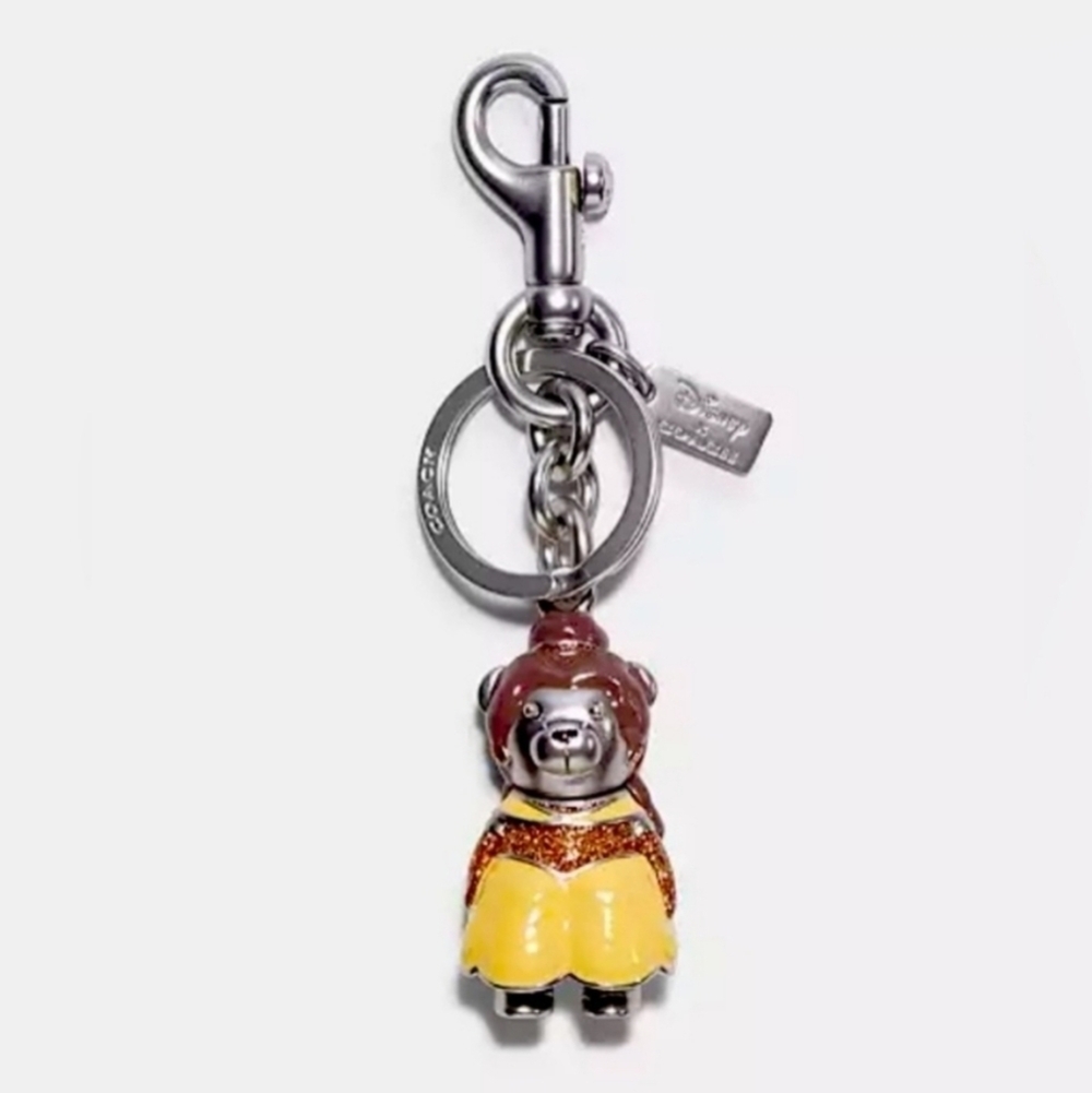 Coach Disney Belle Bear Keychain bag charm - Picture 6 of 6